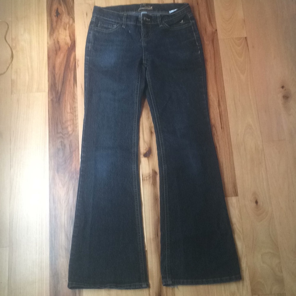 Dark wash flare jeans